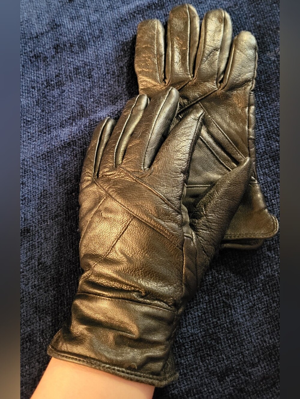 Hot Paws Genuine Leather Gloves